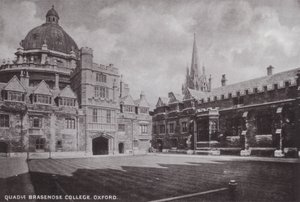 Quadrangle Brasenose College, Oxford af English Photographer