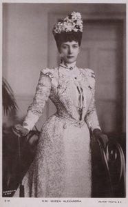 Dronning Alexandra (s/h foto) af English Photographer