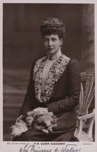 Dronning Alexandra (s/h foto) af English Photographer