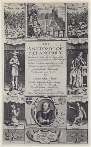 R Burton, The Anatomy of Melancholy, tredje udgave, J Lichfield for H Cripps, Oxford 1628 (s/h-foto) af English Photographer