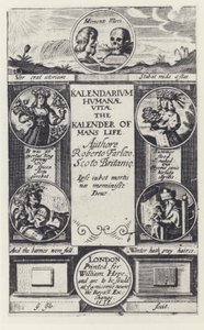 R Farley, Menneskelivskalender, W Hope 1638 (s/h-foto) af English Photographer