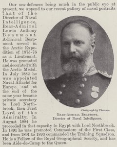 Kontreadmiral, Beaumont, direktør for Naval Intelligence af English Photographer