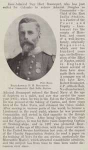 Kontreadmiral D H Bosanquet, ny chef for East India Station af English Photographer