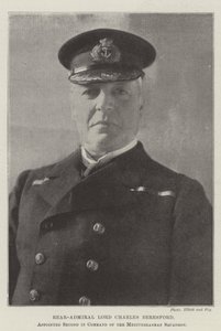 Kontreadmiral Lord Charles Beresford, udnævnt til næstkommanderende for Middelhavseskadronen af English Photographer