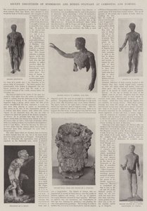 Nylige opdagelser af nedsænkede og begravede statuer ved Cerigotto og Pompeji