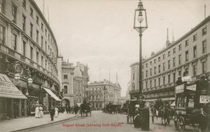 Regent Street, London, viser Cafe Royal af English Photographer