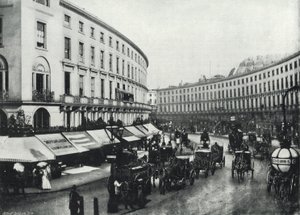 Regent Street, the Quadrant (s/h foto) af English Photographer