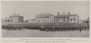 Forstærkninger til Sydafrika, 3. Bataljon Northamptonshire Regiment af English Photographer