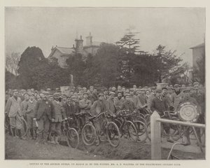 Return of the Anchor Shield, den 23. marts af vinderen, hr. A. Walters, fra Polytechnic Cycling Club af English Photographer