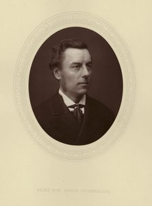 Højre Hon. Joseph Chamberlain af English Photographer