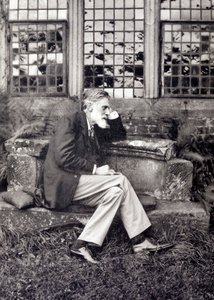 Robert Bridges, engelsk digter (s/h foto) af English Photographer