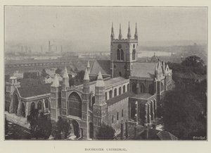 Rochester Cathedral af English Photographer