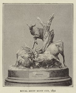 Royal Ascot Hunt Cup, 1891 af English Photographer