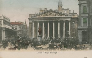 Royal Exchange, London af English Photographer