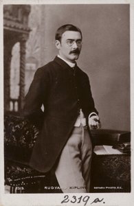 Rudyard Kipling (1865-1936), engelsk novelleforfatter, digter og romanforfatter af English Photographer