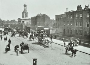 Saint Marks, Clapham Road: ved Kennington Road, 1894 af English Photographer