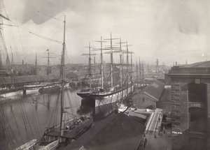 Salthouse Dock, Liverpool, juni 1897 af English Photographer