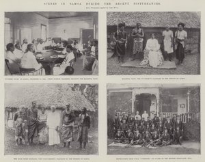 Scener i Samoa under de seneste uroligheder