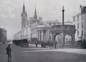 Skotland: Aberdeen, Market Cross og kommunale bygninger (s/h foto) af English Photographer