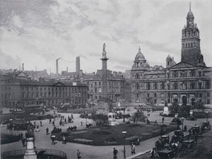 Skotland: Glasgow, George Square (s/h-foto) af English Photographer