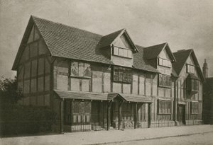 Shakespeares hus, Stratford-on-Avon af English Photographer