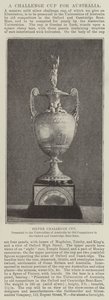 Silver Challenge Cup, præsenteret for universiteterne i Australien af gamle konkurrenter i Oxford og Cambridge Boat-Race af English Photographer