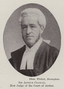 Sir Arthur Charles, ny dommer ved Court of Arches af English Photographer