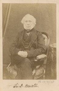 Sir D Brewster af English Photographer