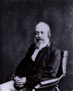 Sir Edwin Chadwick, engelsk social reformator medvirkende til ændringer af de fattige love og forbedringer af folkesundhed og sanitet (s/h foto) af English Photographer