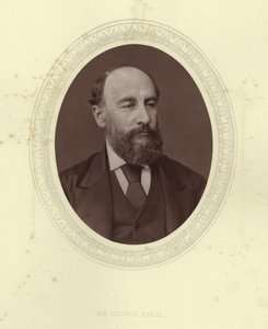 Sir George Nares af English Photographer