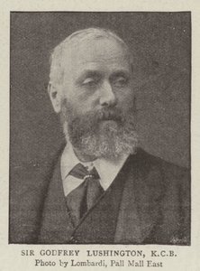 Sir Godfrey Lushington, KCB af English Photographer