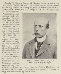 Sir H Naylor Leyland, MP af English Photographer