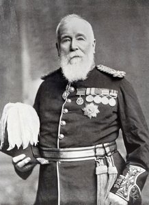 Sir Harry Burnett Lumsden (s/h foto) af English Photographer