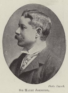 Sir Harry Johnston af English Photographer