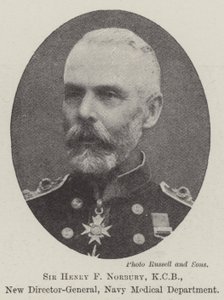 Sir Henry F Norbury, KCB, ny generaldirektør, Navy Medical Department af English Photographer