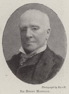 Sir Henry Hawkins af English Photographer