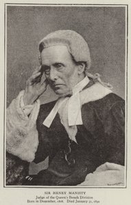 Sir Henry Manisty af English Photographer