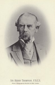 Sir Henry Thompson, FRCS (s/h-foto) af English Photographer