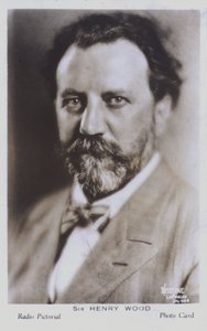 Sir Henry Wood, engelsk dirigent (s/h foto) af English Photographer