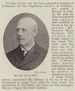 Sir John Austin, MP af English Photographer