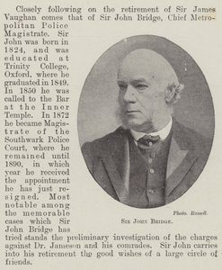 Sir John Bridge af English Photographer
