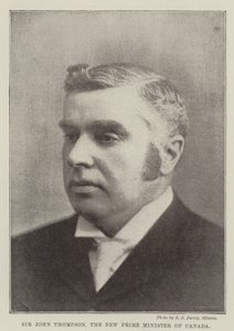 Sir John Thompson, Canadas nye premierminister af English Photographer
