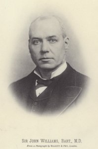 Sir John Williams, Baronet, MD (s/h-foto) af English Photographer