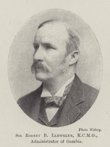 Sir Robert B Llewelyn, KCMG, administrator af Gambia af English Photographer