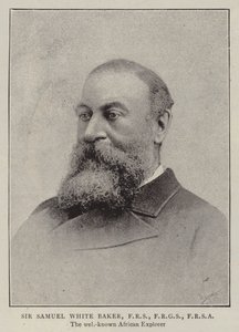Sir Samuel White Baker, FRS, FRGS, FRSA af English Photographer