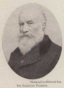 Sir Sandford Fleming af English Photographer