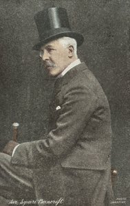 Sir Squire Bancroft (farvefoto) af English Photographer
