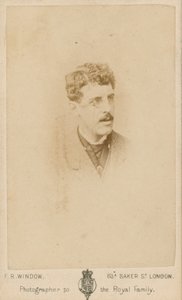 Sir Squire Bancroft af English Photographer