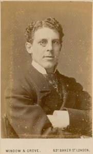 Sir Squire Bancroft af English Photographer