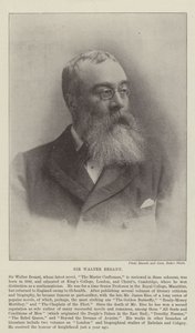 Sir Walter Besant af English Photographer
